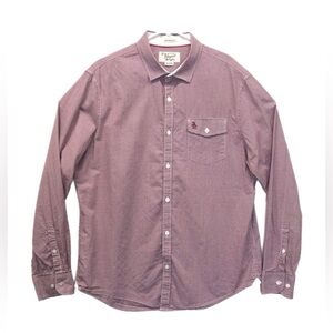 PENGUIN BUTTON UP SHIRT BY MUNSINGWEAR HERITAGE SLIM FIT 100% COTTON‎ MEN’S XL.